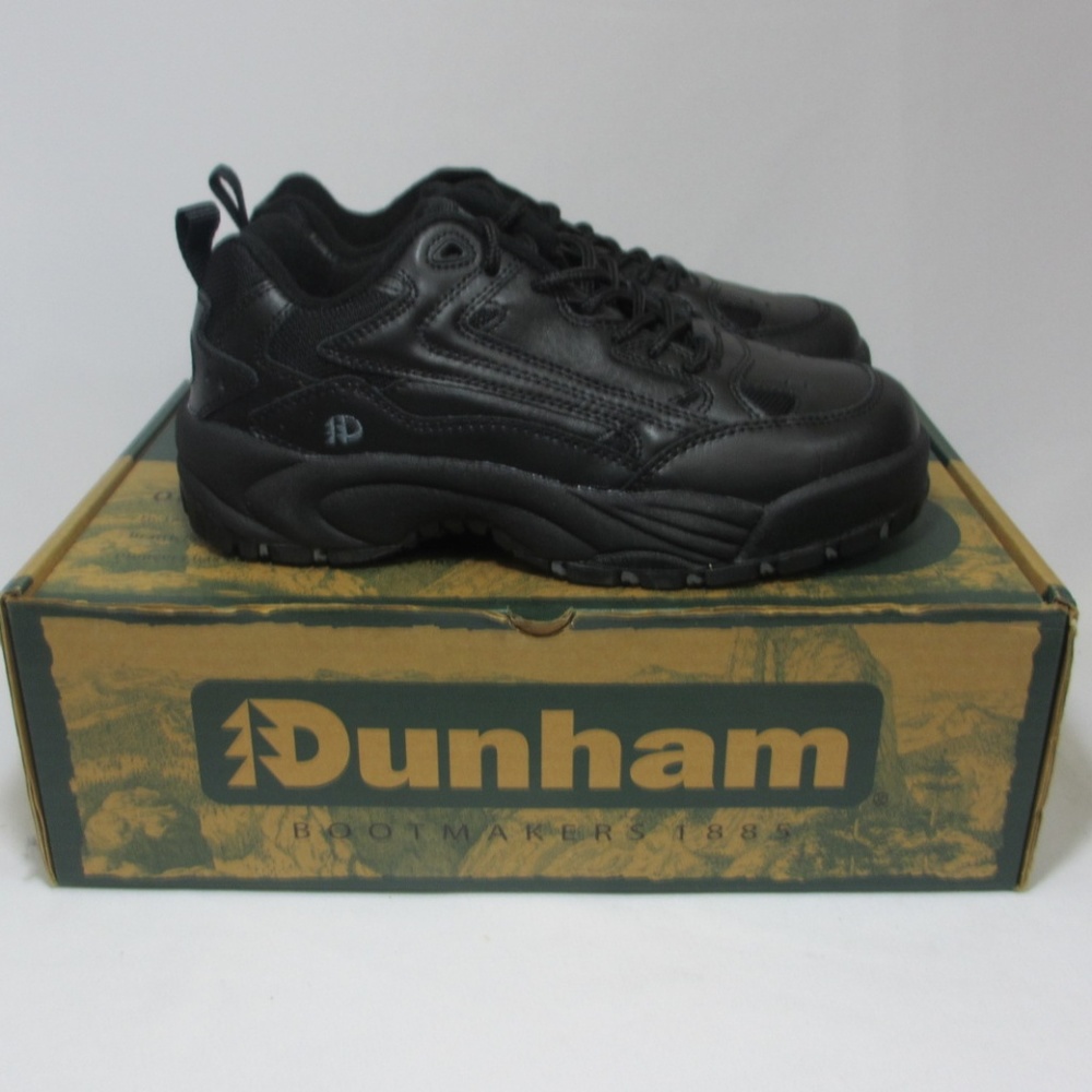 DUNHAM DS550BK WOMEN'S BLACK LEATHER STEEL TOE